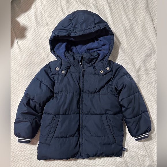 Gap puffer coat- Size 3T- colour Blue - Picture 1 of 6